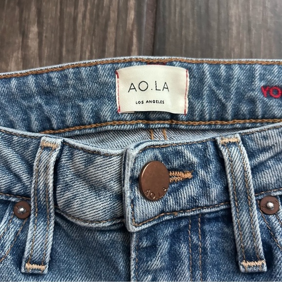 Alice + Olivia Perfect Cropped Kick Flare Jeans in Nothing to Lose Sz 25 - Picture 7 of 10